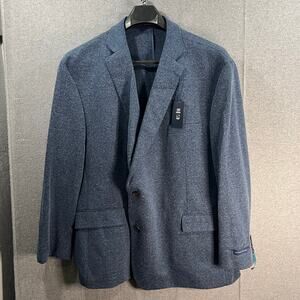 Stafford Big&Tall Mens Classic Fit Sport Coats Suits Navy Size 58REG